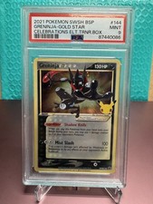 PSA 9 2021 POKEMON SWSH BLACK STAR PROMO 144 GRENINJA GOLD STAR CELEBRATIONS ETB picture