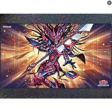 Yu-Gi-Oh Playmat Black Chaos Ultimate Magical Swordsman Card - F - 600x350x1.5mm picture
