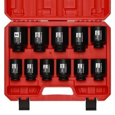 11PCS 1/2-Inch Drive Large Impact Socket 1/2