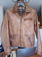 Belstaff Patterson Leather jacket Daniel Craig Bomber James Bond XL G2U picture