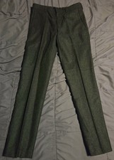 Men's J Crew Ludlow Slim Peat English Donegal Moon Wool Tweed Pants picture