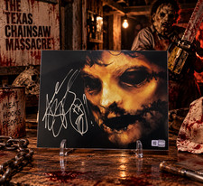 Andrew Bryniarski Signed LeatherFace 8x10 Texas Chainsaw Massacre OCC Cert picture