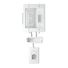 SANUS Ultimate in-Wall Cable Management Kit for Mounted TV & Soundbar - Inclu... picture
