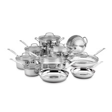 Cuisinart Chef's Classic Stainless-Steel 17-Piece Cookware Set Brand New picture