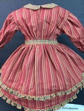 American Girl Addy Striped School Dress Pleasant Company Tag~Retired~Beautiful picture