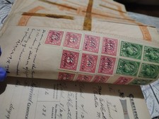 Antique Stock Certificate Book Original Historic Stocks Bonds Ephemera picture