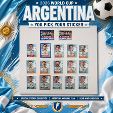 2026 100% Authentic Panini FIFA World Cup Argentina Stickers Team — You Pick picture