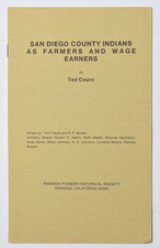 RARE 1975 Ted Couro San Diego County Indians as Farmers & Wage Earners Pamphlets picture