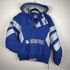 Vintage Memphis Tigers Starter Jacket 90s Puffer 1/4 Zip Pullover Mens Medium picture