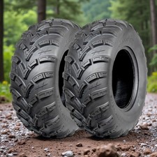 HALBERD 2PCs 25x10-12 ATV Tires 6PR 25x10x12 UTV All Terrain Off-Road Heavy Duty picture