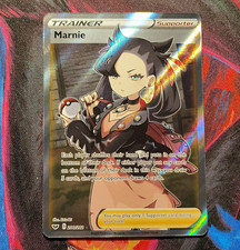 pokemon TCG Marnie Trainer Full Art Holo Swsh01 Sword & Shield 200/202  picture