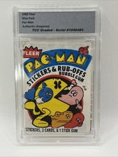 1980 Fleer Pac-Man Wax Pack Authentic Unopened Encapsulated picture