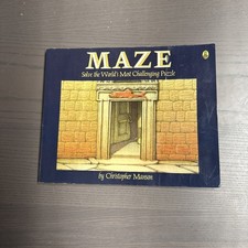 Maze: Solve the World's Most Challenging Puzzle - Christopher Manson Paperback picture