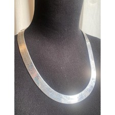 Massive Sterling Herringbone Chain picture