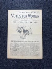 1914 WWI Begins in Europe, Suffragist Feminist Newspaper, World War One Gifts, picture