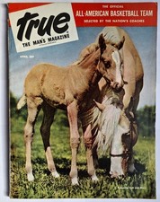 True, The Man's Magazine, April 1947, with a George Petty Single Page Pin-up picture