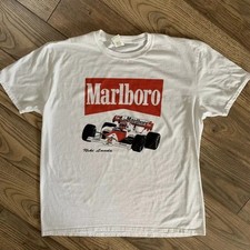 Mclaren Marlboro White short T shirt Niki Lauda Formula 1 Marlboro Unisex S-5XL picture