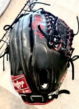Rawlings Pro Preferred Trap-Eze Outfielder Glove 12.75 RHT Mike Trout Black/Red picture