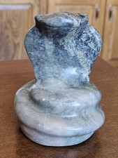 Jade Cobra Snake Carving  XL 5.5