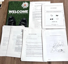 Rare 1992 MTV Viacom VH1 Television Networks Welcome Employee Paperwork lot picture
