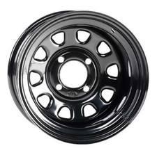 Itp Delta Black - 12X7 (4/110) 1223049014B ATV STEEL WHEEL picture
