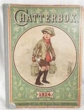 Chatterbox Childrens Book Vintage 1924 C H Simonds Co Stories Poems Pictures picture