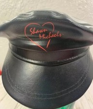 Vintage 90s WWF HBK Heartbreak kid Shawn Michaels Zebra Print Hat Small picture