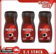 3 Pack NESCAFE Clasico Dark Roast Instant Coffee 10.5 oz 1 Jar picture