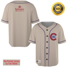 Custom Name Cubs 1930s Replica Giveaway Jersey Re Print - All Size picture