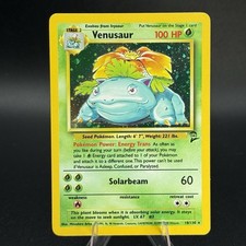 Pokémon Venusaur Base Set 2 Holo Rare 018/130 Stage 2 100 HP English NM picture
