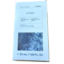 KORRES KYMA Eau de Toilette Spray FULL SIZE 1.69oz Vegan Lime Mandarin Marine picture