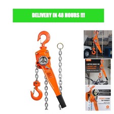 VEVOR 1-1/2 Ton Manual Lever Chain Hoist 3300 lb 10 ft G80 picture