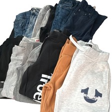 True Religion Levi's GAP Under Armour Boys SIZE 8 Denim Pants Jeans Joggers Lot picture