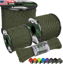 Paracord Reflective 1000Lb, 50/100/200/500/1000Ft 4Mm, 13 Strand Paracord Rope, picture