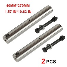 2PCS New upgraded Excavator Universal Bucket Pin 40mm X 270mm With grease nipple picture