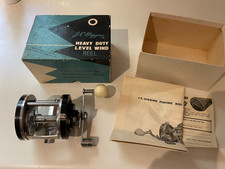 Vintage J.C. Higgins Heavy Duty Level Wind Fishing Reel No. 4315, sold by Sears, picture