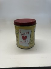 Vintage J.S. Ivins Sandy Tricks Playing Card Magic Advertising Tin Philadelphia picture