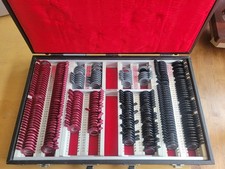 Japan vintage Topcon optical Trial Lens metal Set incomplete picture
