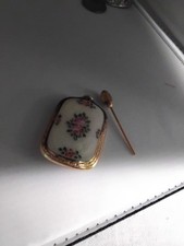1800/1900s Perfume Antique Guilloche enamel flask picture