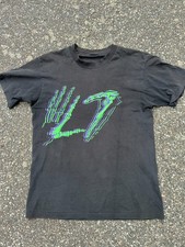 Vintage L7 T-Shirt Bone Hand Sign Smell The Magic 90s Band- NOT REPRINT, 2 Sides picture