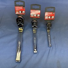 New Craftsman 3 Piece Set 72 Tooth Flex Head Ratchet ~1/2 