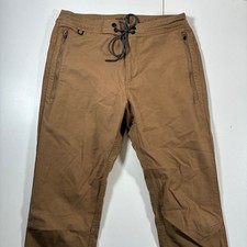 Roark Layover Trail Pants 28x30 Brown RP274 Stretch Adventure Hiking Trousers picture