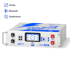 WattCycle 5120Wh 48V 100Ah LiFePO4 Lithium Battery Server Rack Battery Backup picture
