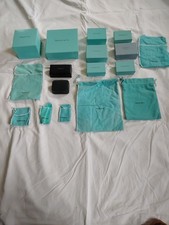 18 Pcs. Vtg Tiffany & Co Empty Boxes and Pouches Lot picture