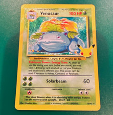 Pokemon TCG Venusaur 15/102 Base Set Holo Rare EN 100 HP 1999 picture