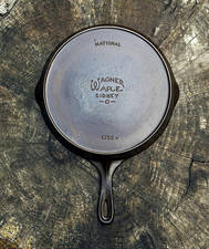 Vintage National Wagner Ware Sidney O No. 9 1359c Cast Iron Skillet  picture