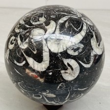 Natural Shell Jasper Thousand Eye Stone Crystal Polished Ball Healing (8.06LB) picture