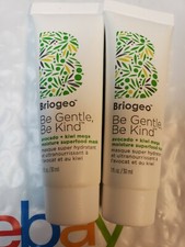 2x BRIOGEO Be Gentle Be Kind Avocado Kiwi Mega Moisture Superfood Hair Mask 1oz picture