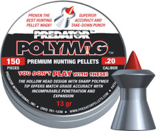 JSB PREDATOR POLYMAG 150 Count POINTED 5mm .20 Caliber Premium Airgun Pellets picture