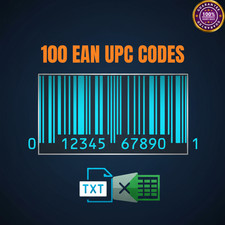 100 UPC EAN for Amazon Product Listing – Lifetime Valid wholesale CODE NEW picture
